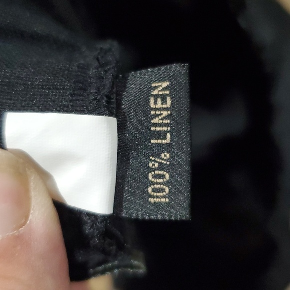 Lili Black Line High-Waisted Wide Leg Pants Lagenlook - Picture 3 of 12